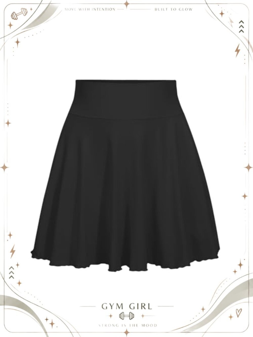 Women's Pleated Skort with Pocket Shorts Stretchy Nylon Spandex Tennis Skirt